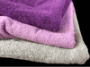 GREY - Pure Cotton Thick LUXURY TOWELLING Fabric 400 gsm - Ralston Fabrics