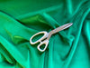 EMERALD GREEN Cotton Dressmaking Velvet Velveteen. cms wide, gsm. Truly Sumptuous