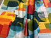 SEVENTIES PATTERN - Light Weight Furnishing Cotton Fabric - Cushions, Curtains, Covers etc - Ralston Fabrics