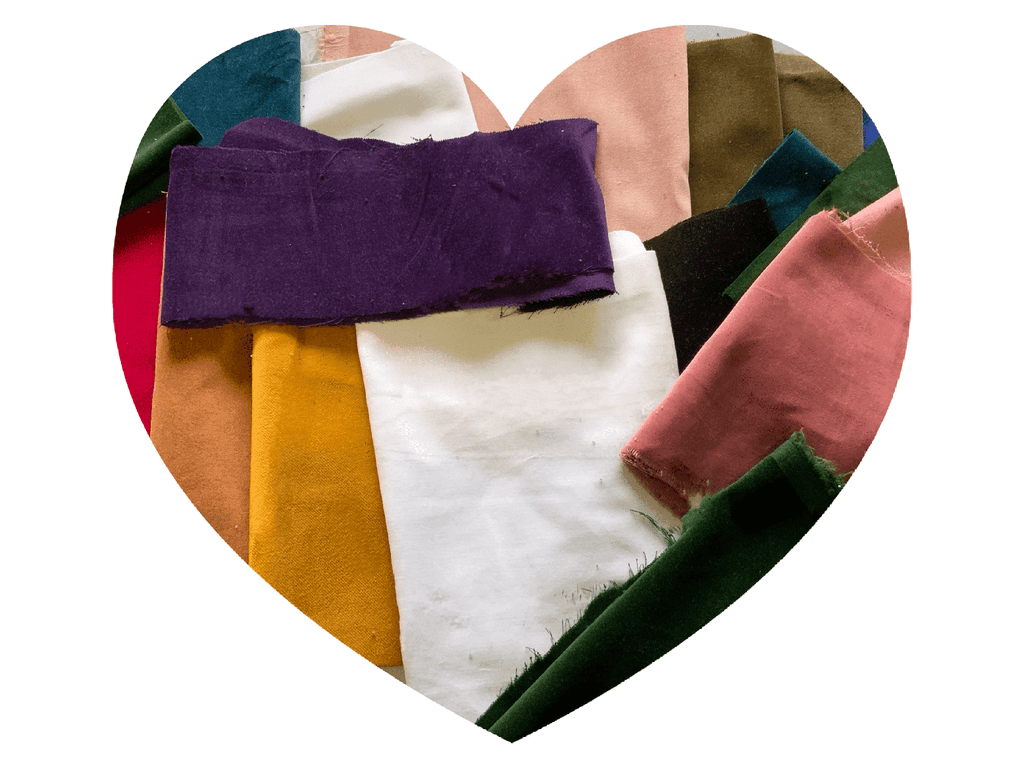 VELVET REMNANT PACK - 950g approx pieces of 100% Cotton Velvet for patchwork and similar projects