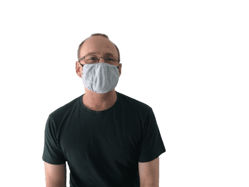 Reuseable / Washable,  Anti-Bacterial Face Masks - One Size - From Adult to Teenager - Ralston Fabrics