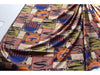 CLEARANCE:  Nicosia printed Velveteen Fabric - Good Quality - Ralston Fabrics